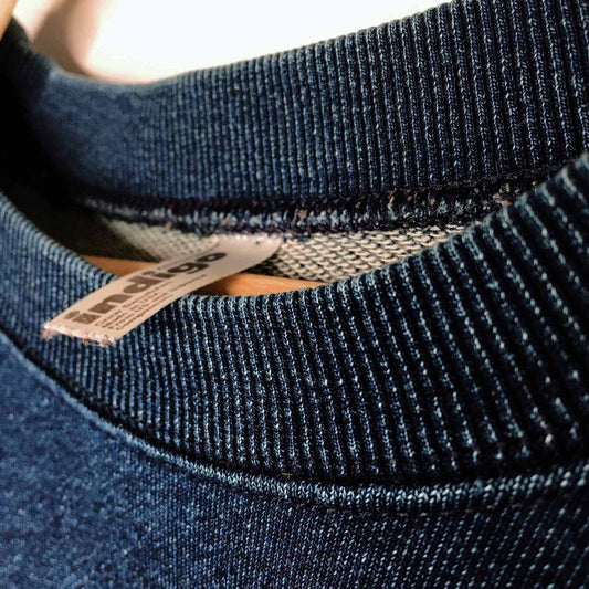 American Apparel Indigo cropped sweatshirt - size xl