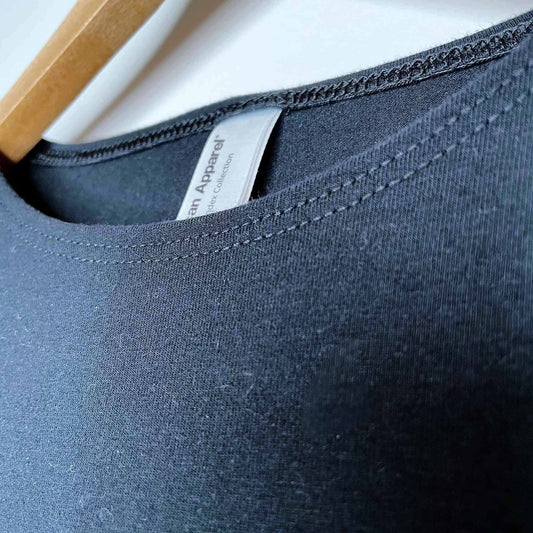 American Apparel cotton jersey long sleeve bodysuit - size Small