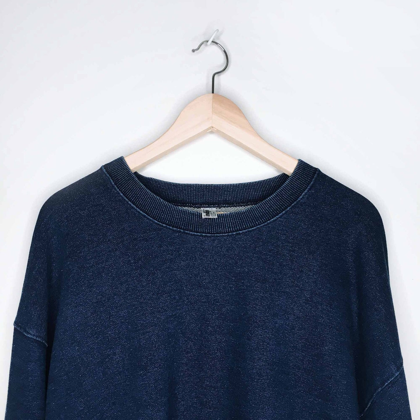 American Apparel Indigo cropped sweatshirt - size xl