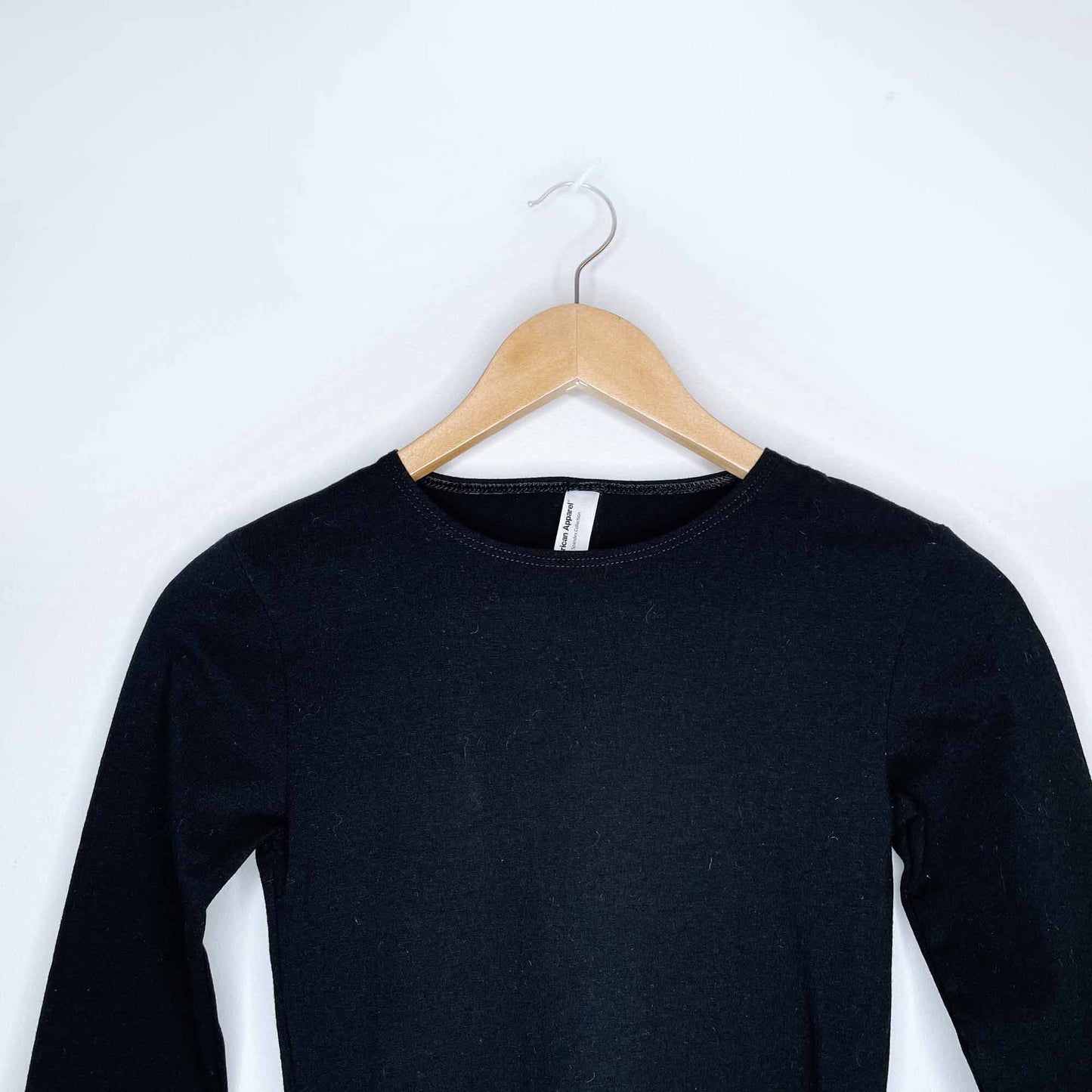 American Apparel cotton jersey long sleeve bodysuit - size Small