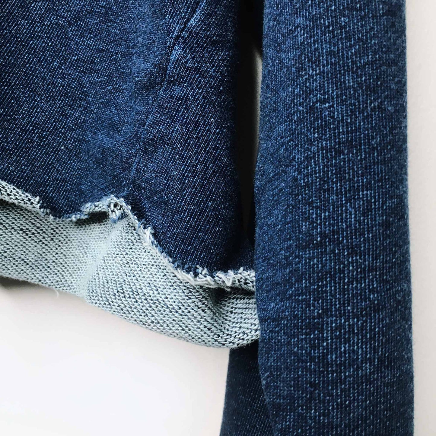 American Apparel Indigo cropped sweatshirt - size xl
