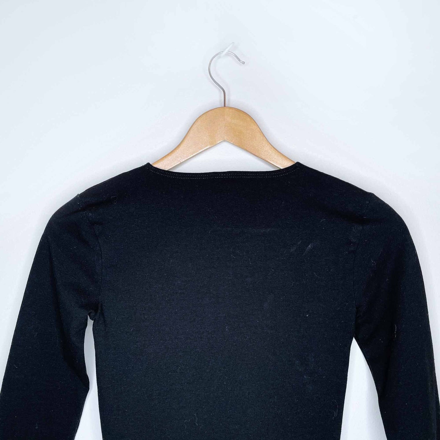 American Apparel cotton jersey long sleeve bodysuit - size Small