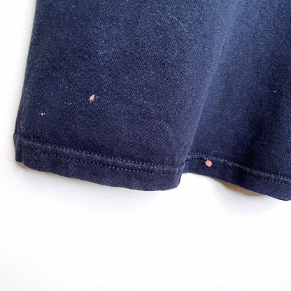 acdc angus young horns graphic band tee - size small