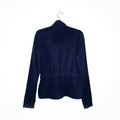 nike acg black zip up fleece jacket - size small