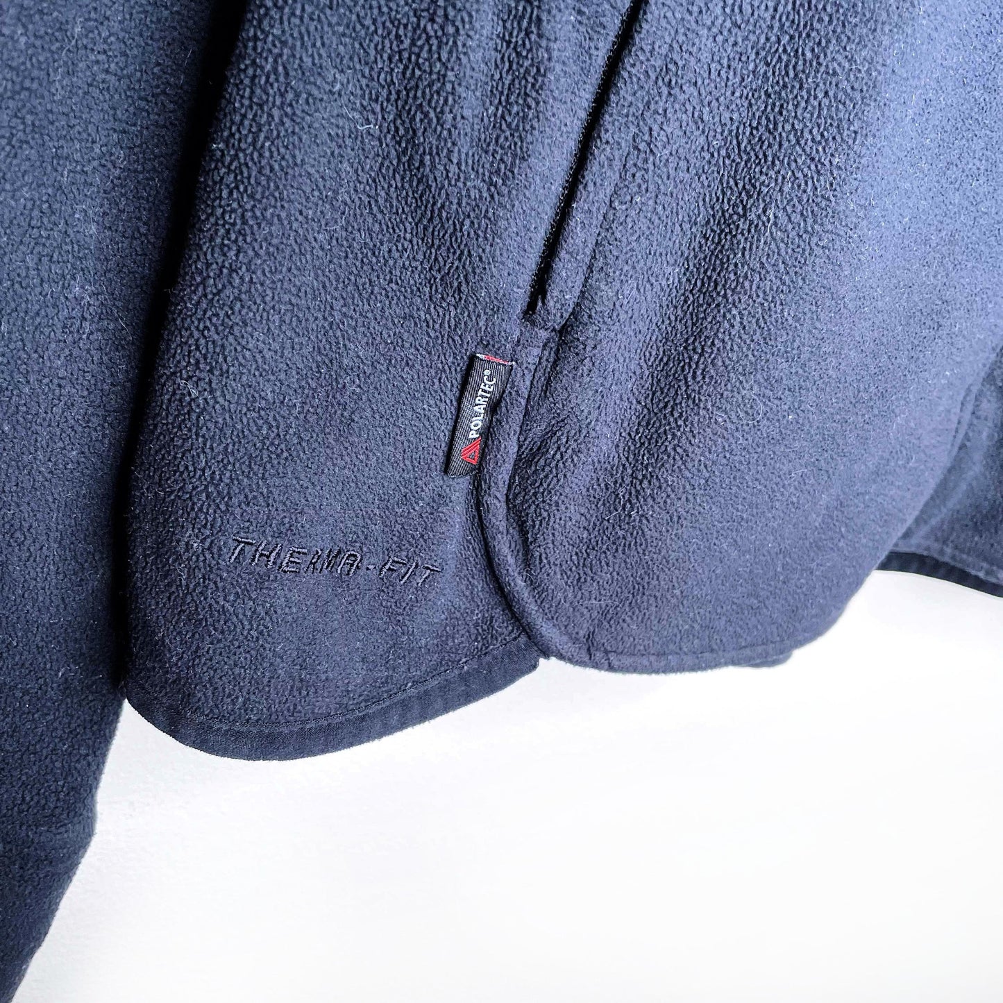 nike acg black zip up fleece jacket - size small