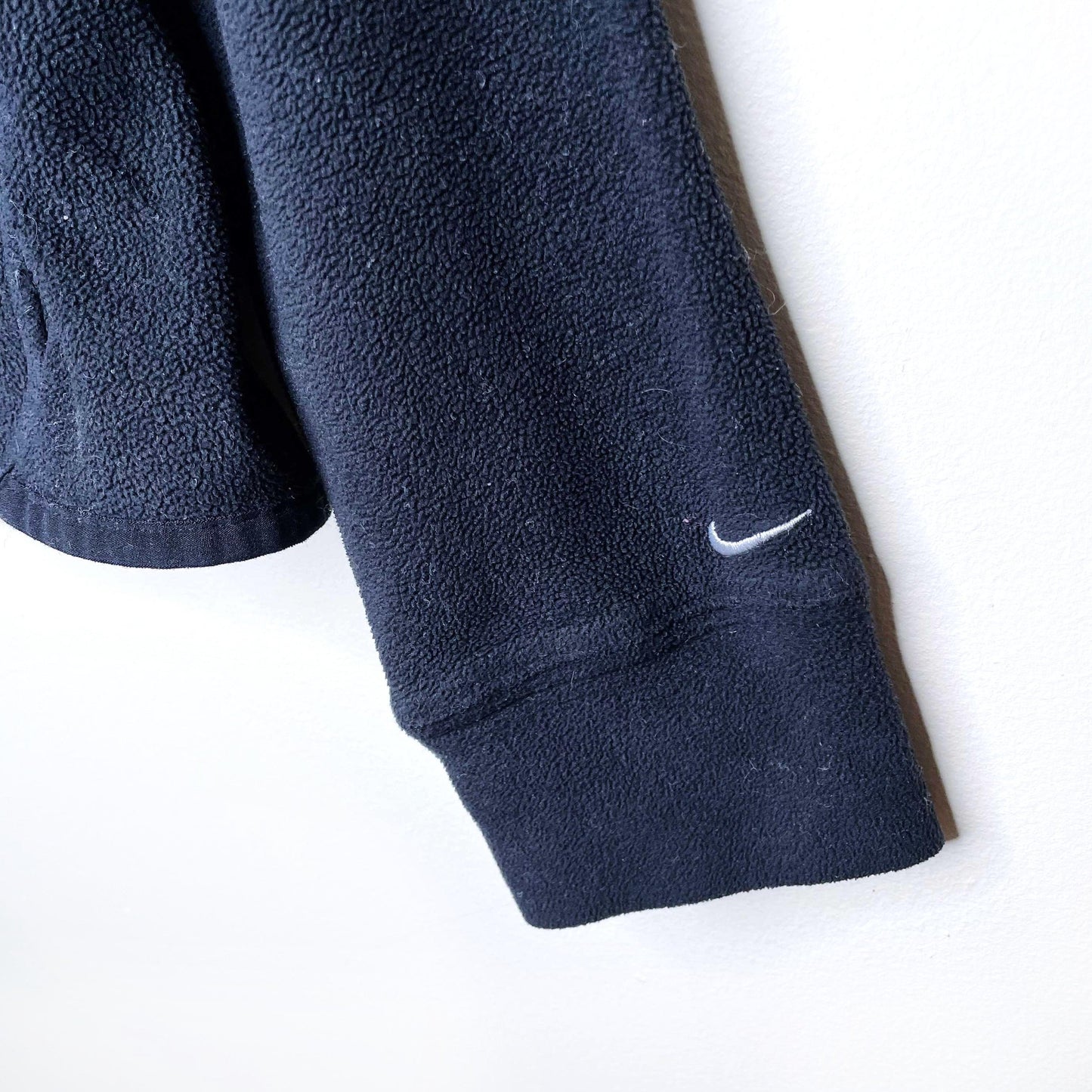 nike acg black zip up fleece jacket - size small