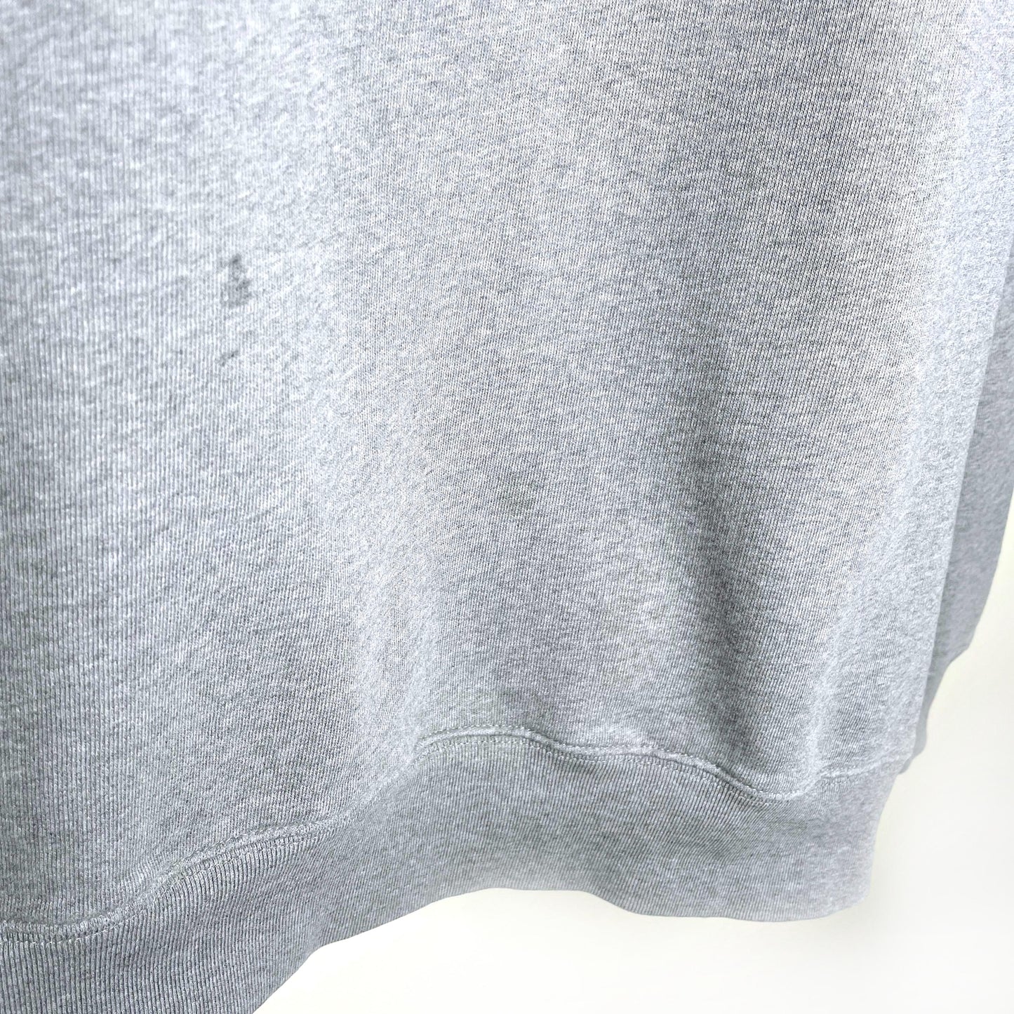 acne studios grey fairview face patch sweatshirt - size large
