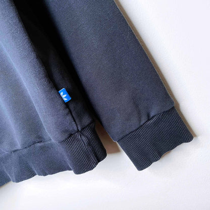 adidas large trefoil classic crewneck sweatshirt - size medium