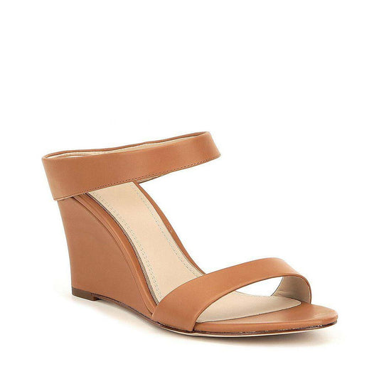 ad & daughters leather bromwich wedge sandals - size 7.5