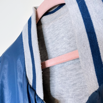 vintage early 90s adidas reversible bomber varsity jacket - size large