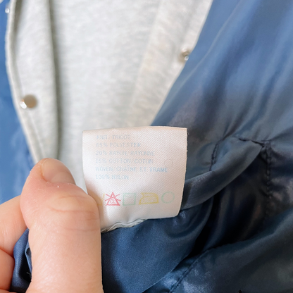 vintage early 90s adidas reversible bomber varsity jacket - size large