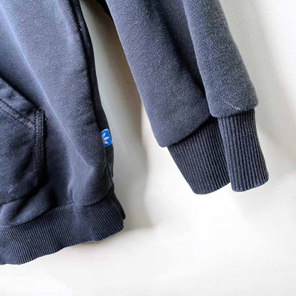 adidas large trefoil hooded sweatshirt - size medium