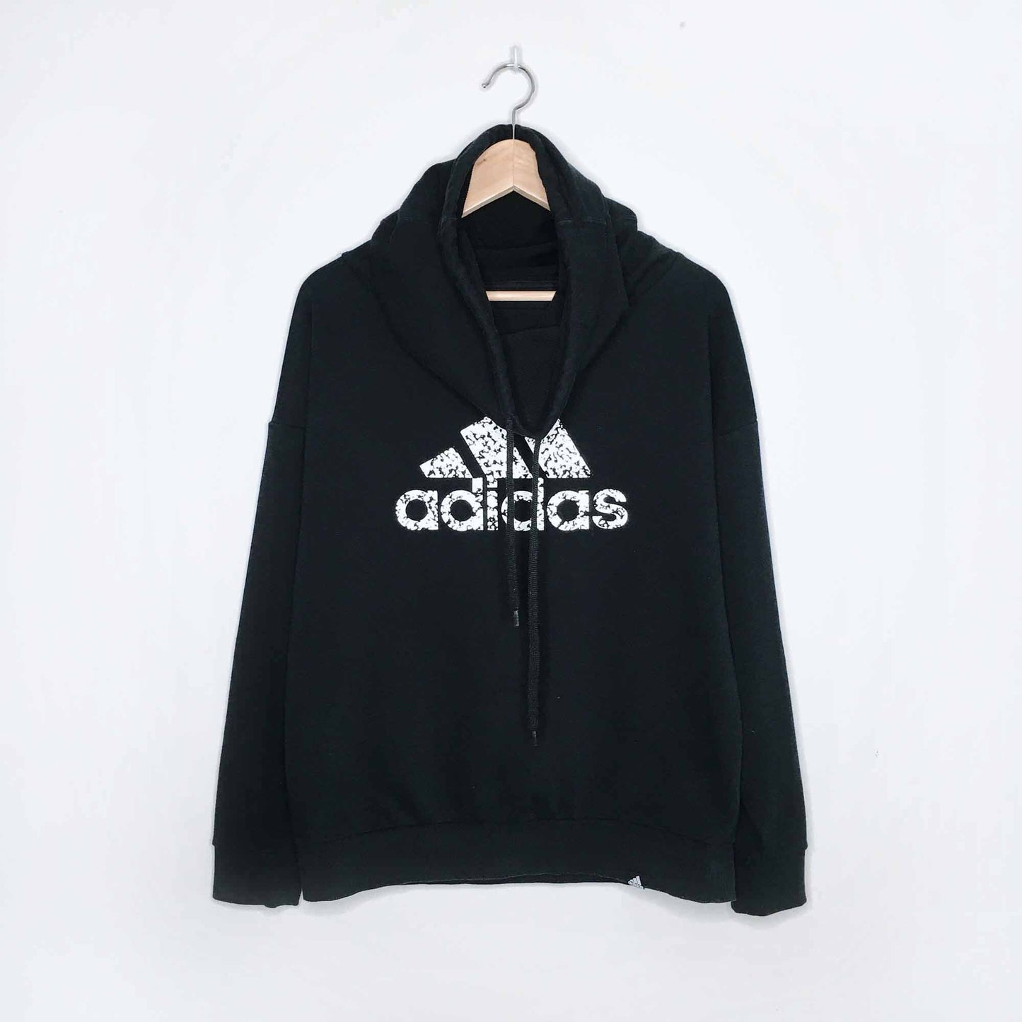 Adidas funnel neck hooded sweatshirt - size Medium