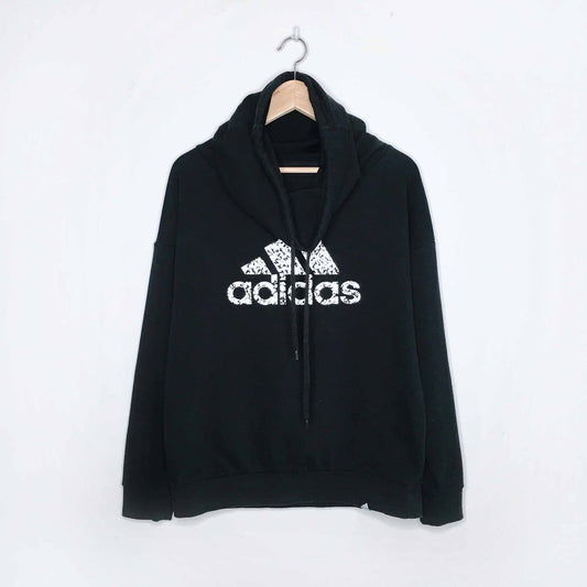 Adidas funnel neck hooded sweatshirt - size Medium