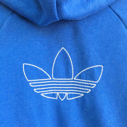 Adidas Hoodie with Outline Trefoil logo - size Medium