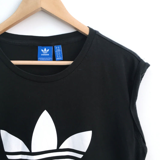 Adidas Boyfriend Roll-up Tee - size Medium