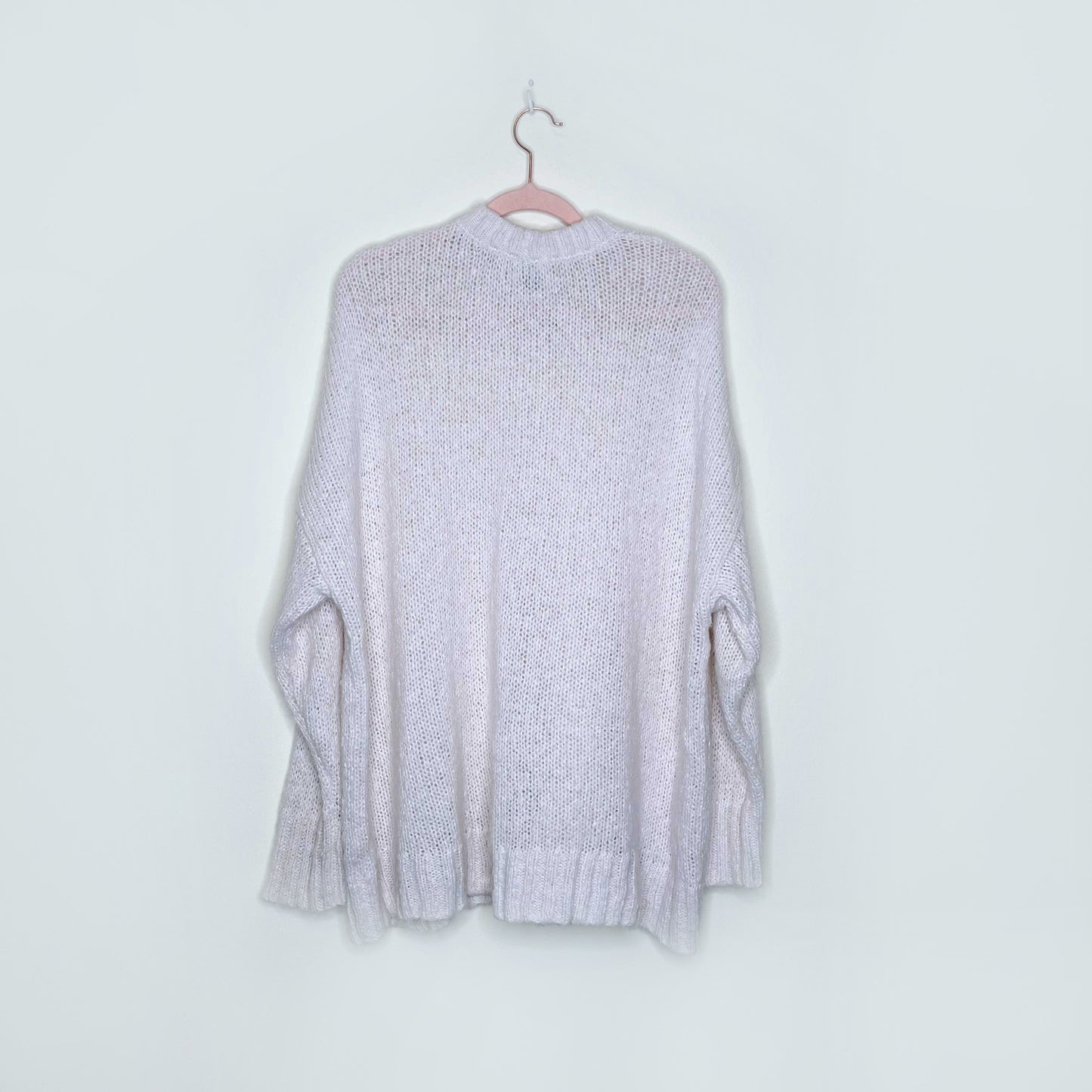 aerie big sky oversized chunky knit crewneck sweater - size small