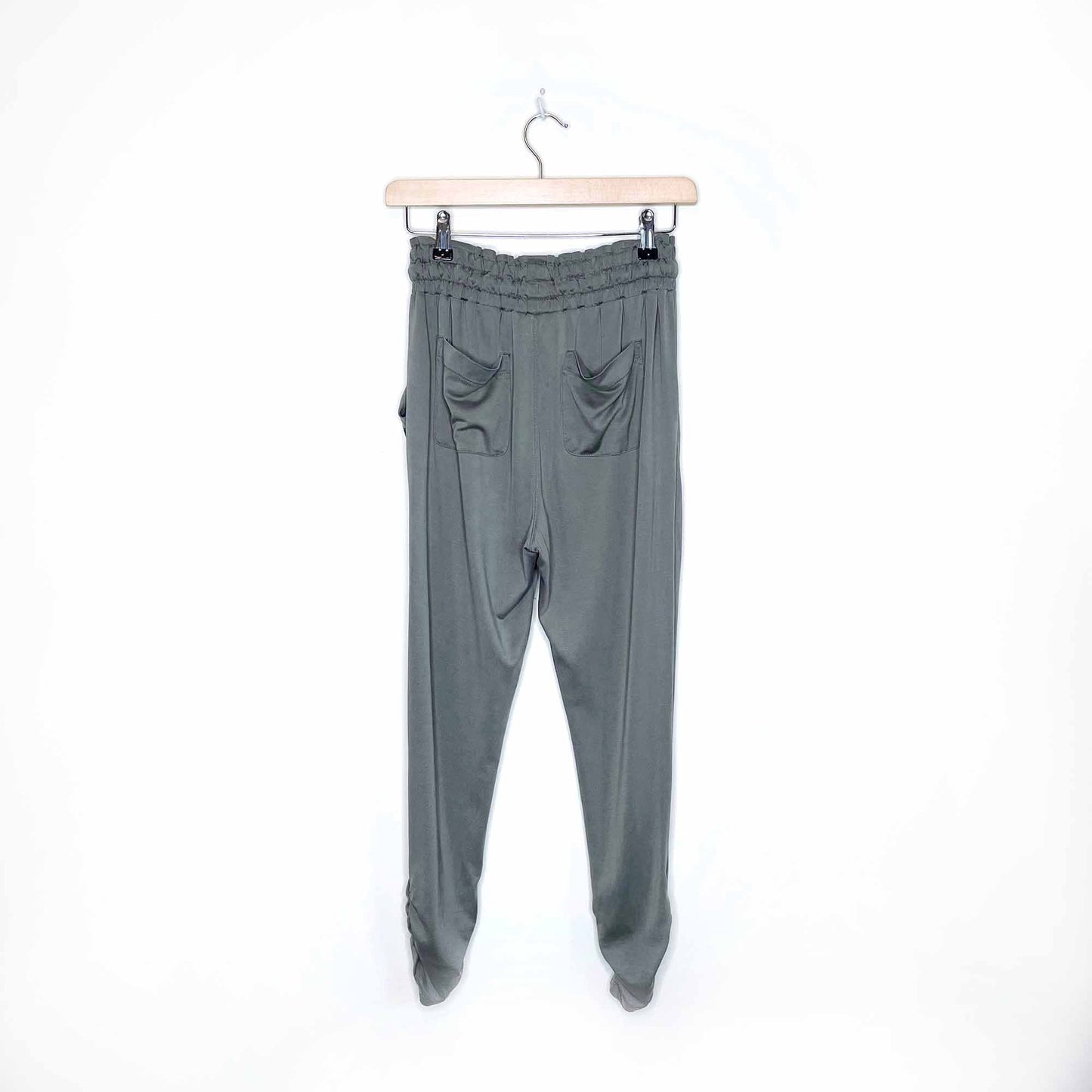 american eagle high rise soft modal ruched jogger - size xs