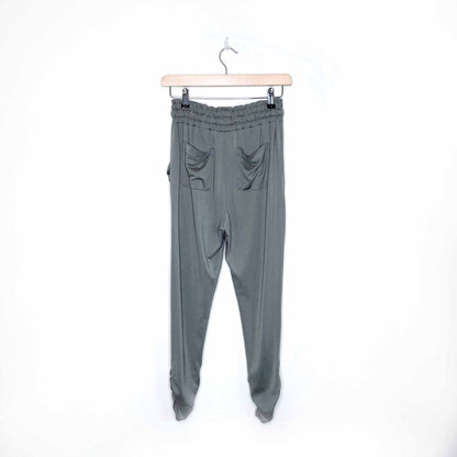 american eagle high rise soft modal ruched jogger - size xs