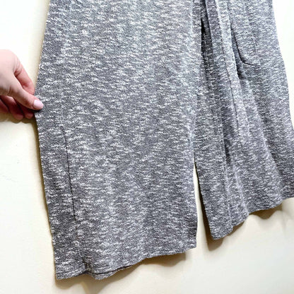 american eagle melange belted cropped jumpsuit - size xs