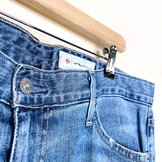 ag the nolan mid-rise slim boyfriend jean - size 32R