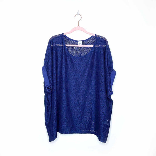 akemi + kin bratton lace swim cover up - size m/l