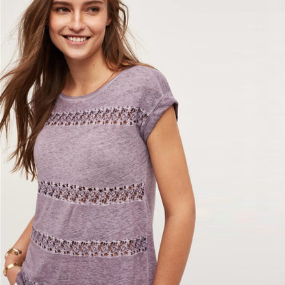 Akemi + Kin Lattice Crochet Top - size Medium