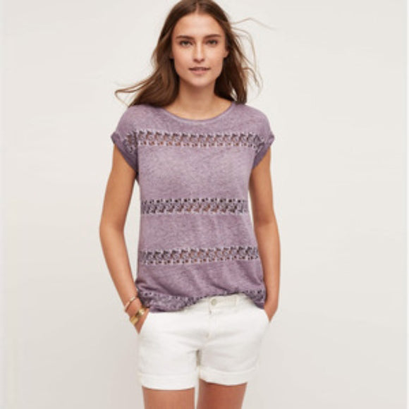 Akemi + Kin Lattice Crochet Top - size Medium