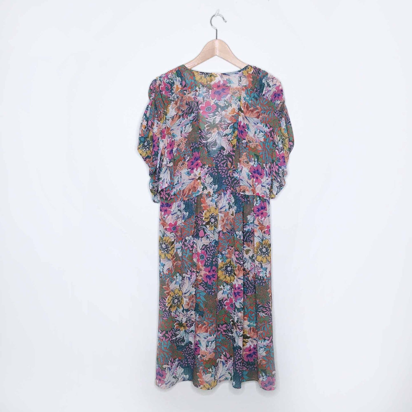 Akemi + Kin Valencia floral sheer dress - size Medium