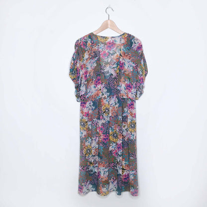Akemi + Kin Valencia floral sheer dress - size Medium