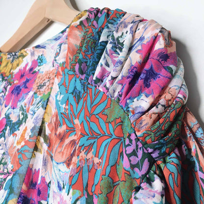 Akemi + Kin Valencia floral sheer dress - size Medium