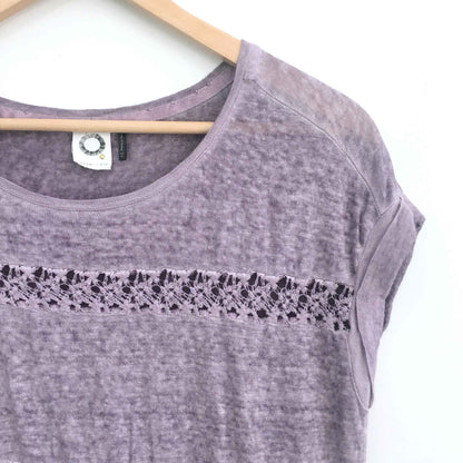 Akemi + Kin Lattice Crochet Top - size Medium