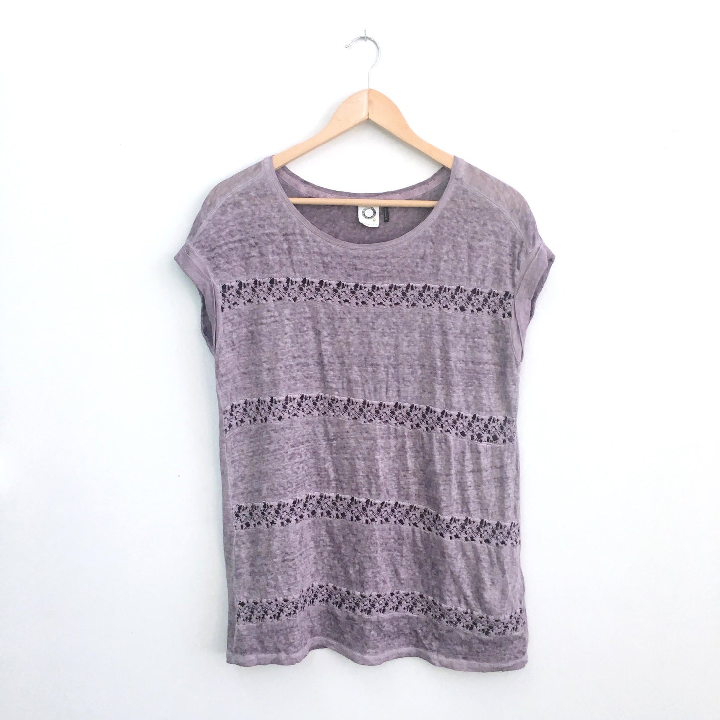 Akemi + Kin Lattice Crochet Top - size Medium