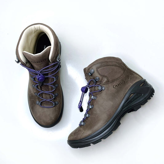 aku tribute II LTR brown leather hiking boots - size 6M / 9W