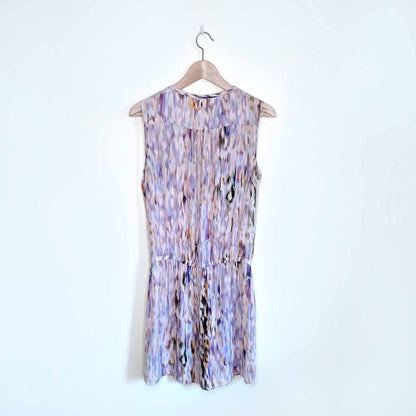 A.L.C. pastel watercolour silk dress - size small