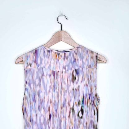 A.L.C. pastel watercolour silk dress - size small