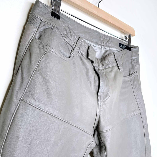 all saints mauritius moto leather pants - size 27