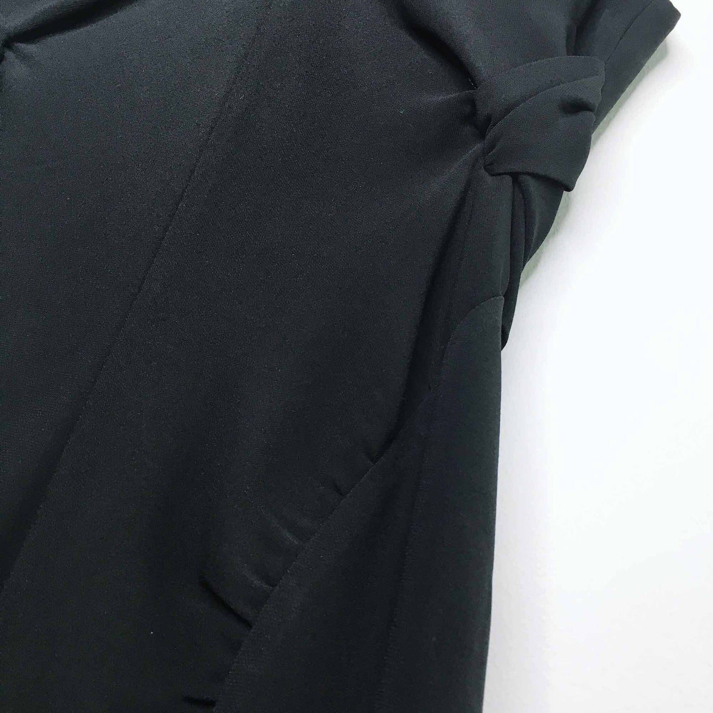 All Saints Ash v-neck wool Italian Cloth dress - size 8