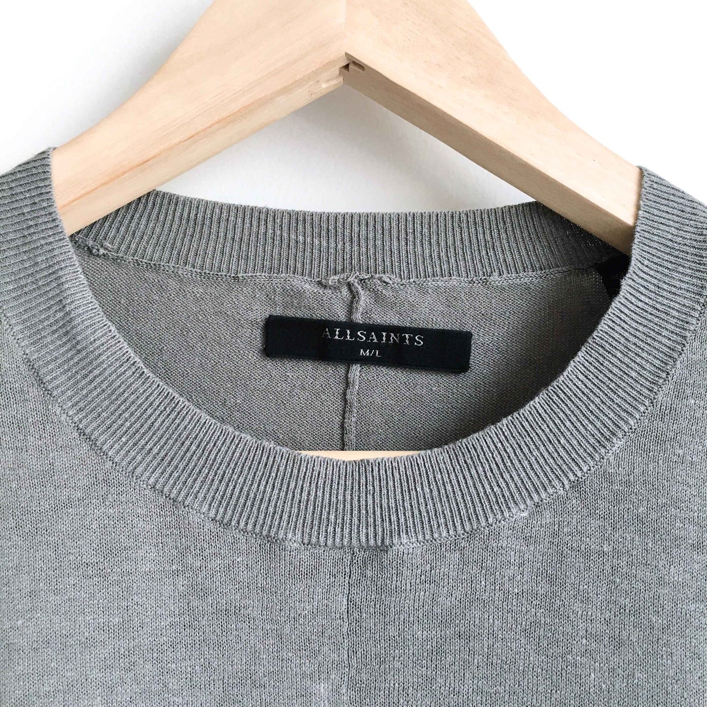 All Saints Relm linen oversized top - size Large