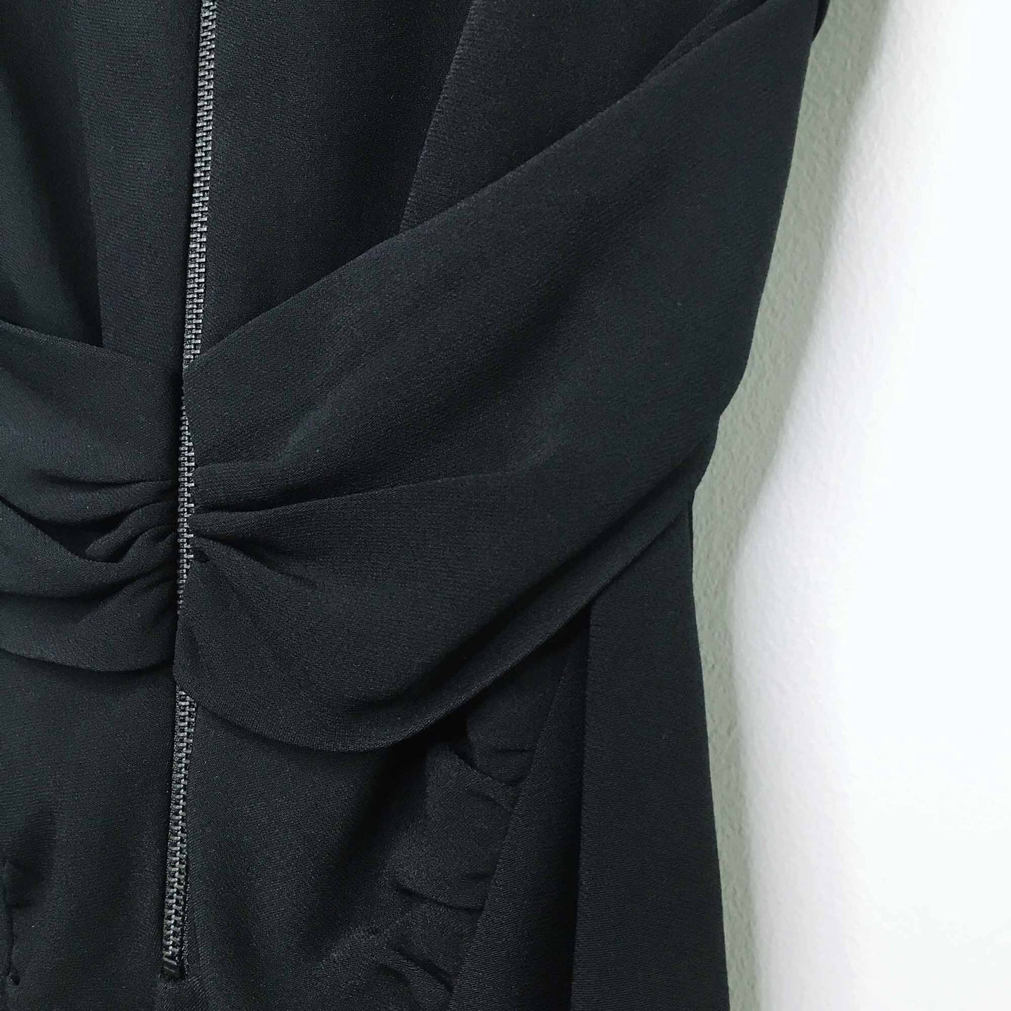 All Saints Ash v-neck wool Italian Cloth dress - size 8