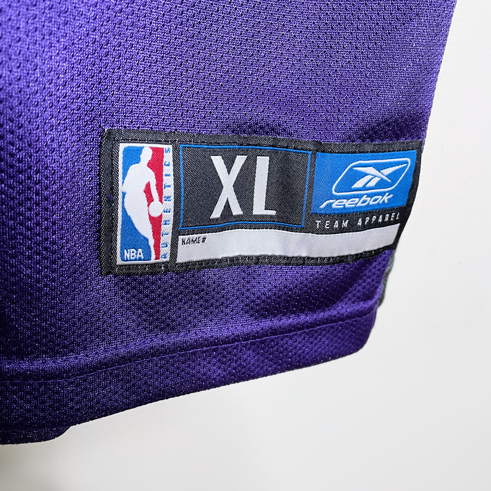 vintage reebok ray allen 34 milwaukee bucks home jersey - size xl