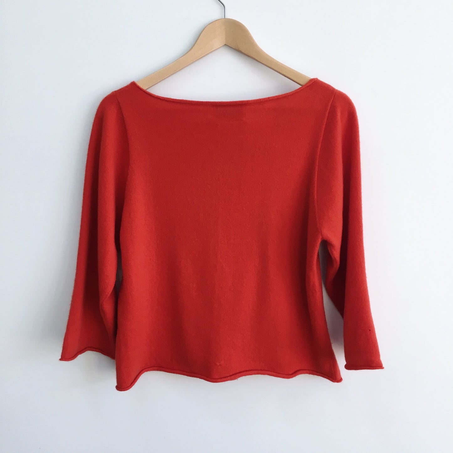 Allude Red Cashmere Sweater - size Small
