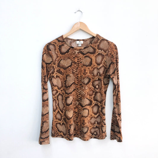 Altuzarra for Target Snakeskin Shirt - size xs