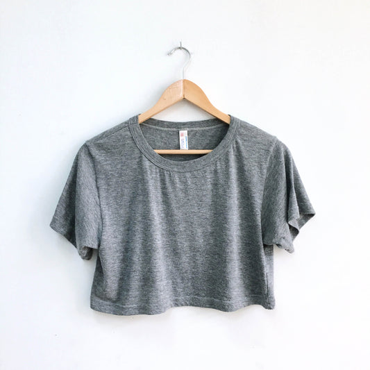 American Apparel tri-blend track crop - Small