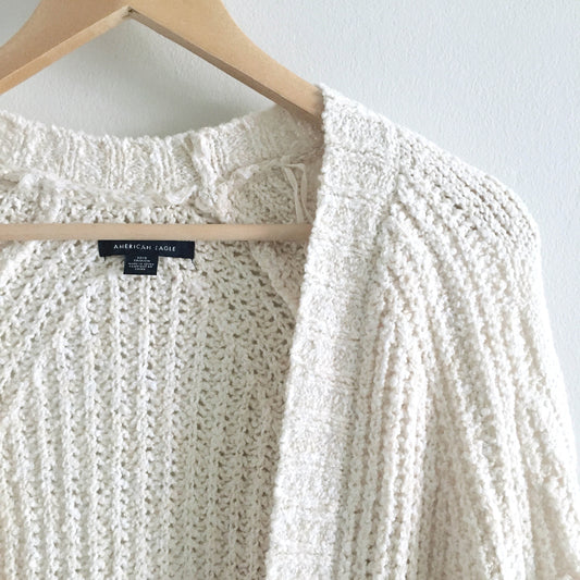 American Eagle oversized ribbed cardigan - size xs