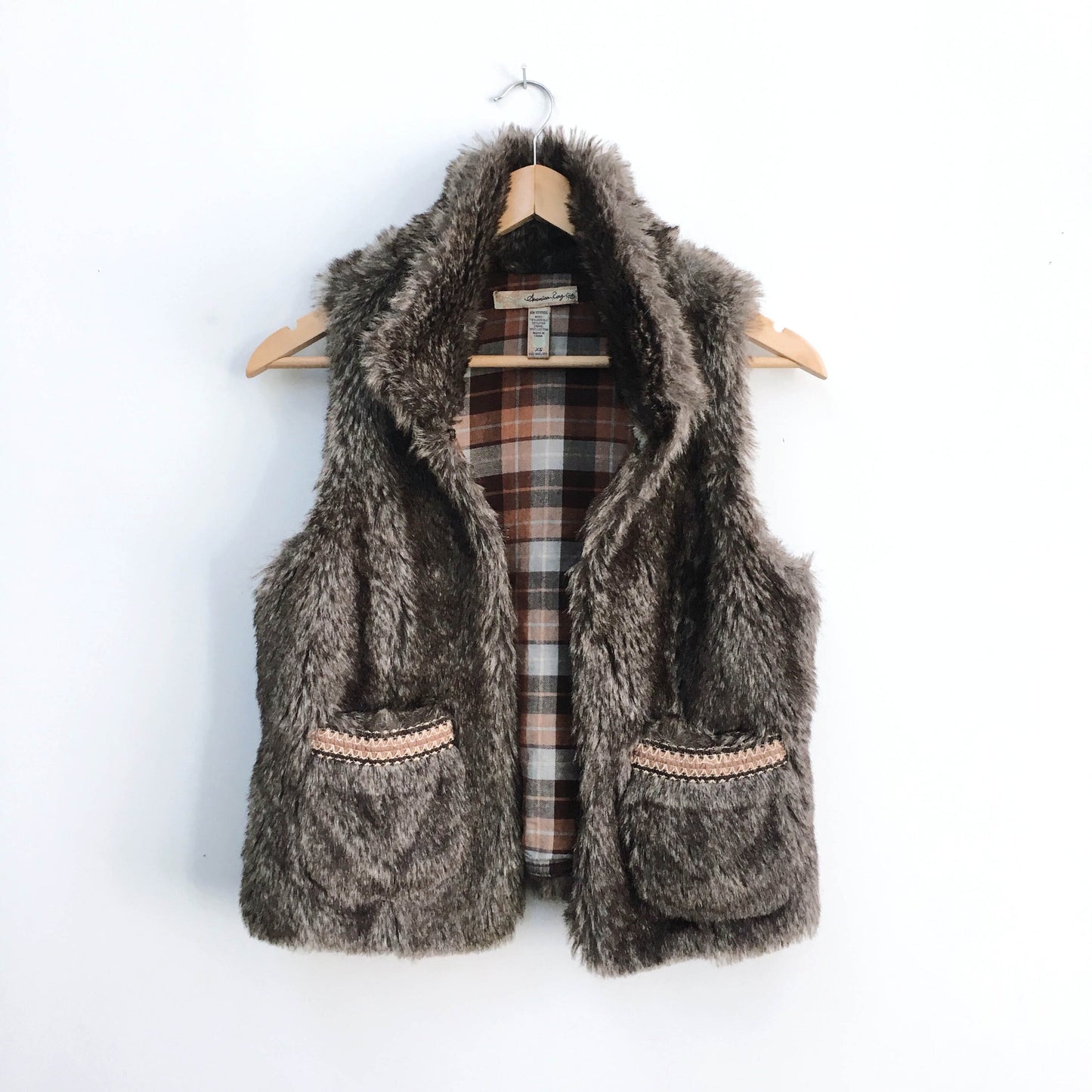 American Rag Faux Fur Vest - size xs