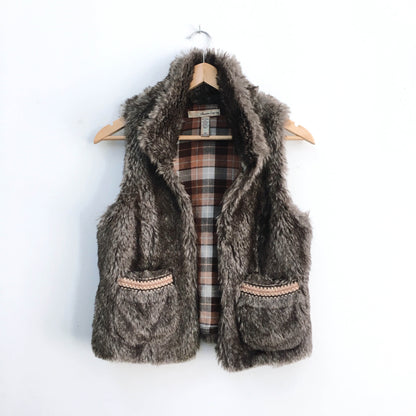 American Rag Faux Fur Vest - size xs