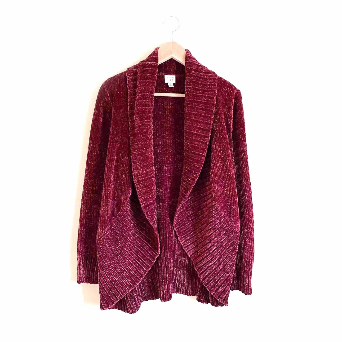 a new day chenille cocoon cardigan - size small