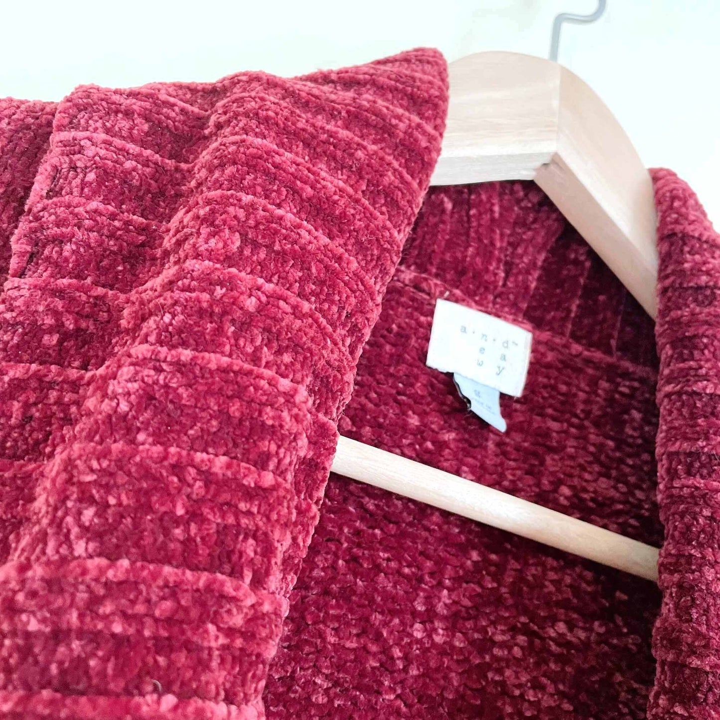 a new day chenille cocoon cardigan - size small