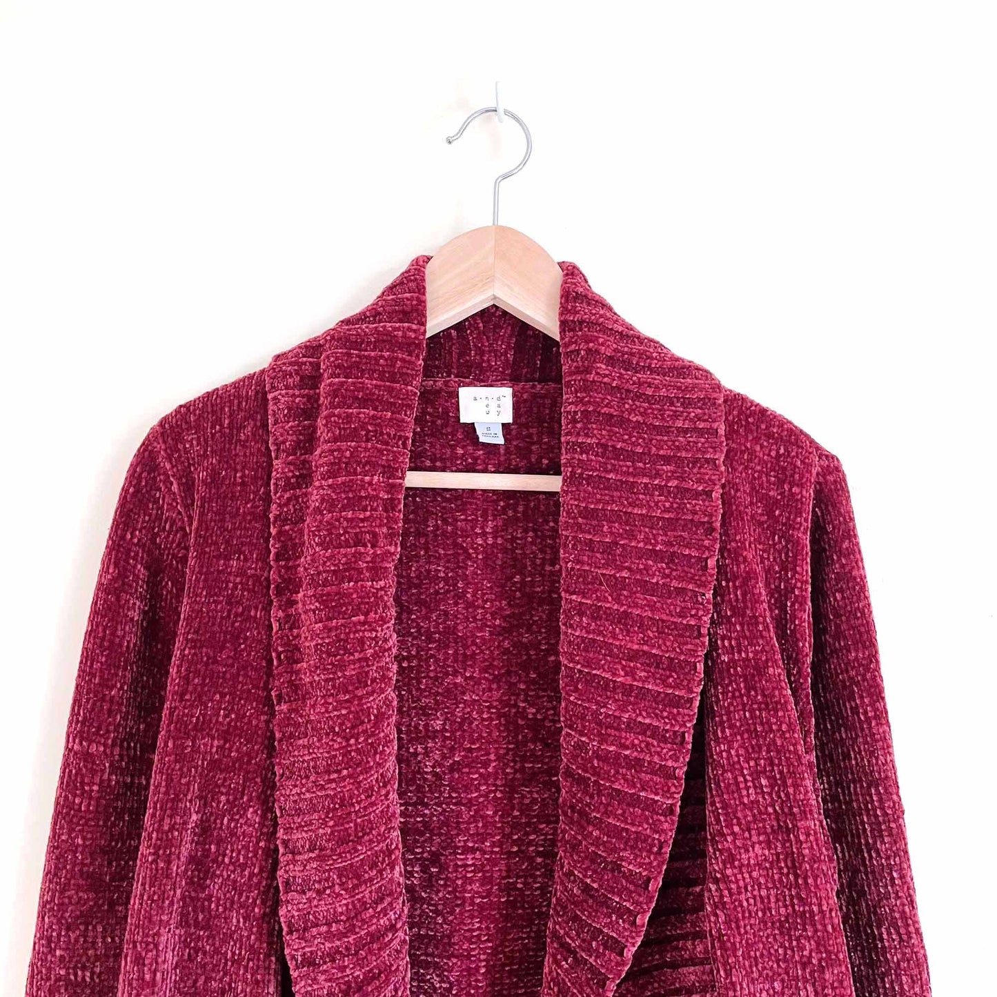 a new day chenille cocoon cardigan - size small